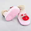 Baby Shower Red Rabbit Pink Socks Booties 5748
