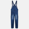 WLD Mid Blue Zip Style Skinny Pant Style Dungaree 6753