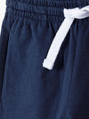 Plain Blue Terry Plush GYM Shorts 11094
