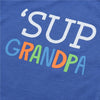ML Sup Grandpa Royal Blue Romper 7324