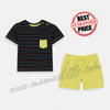 FGT Lining Black Shirt with Shorts 2 Piece Set 7394