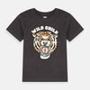 Dark Grey Wild Lion Organic Cotton Shirt 8268