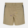 Thread B Side Stripes Khaki Cotton Shorts 8343