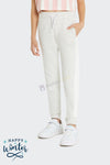 TTH White Side Panel Bon White Fleece Trouser 11164