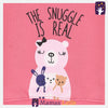 ML Snuggle is Real Pink Terry Sweatshirt 9717
