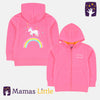 ML Unicorns are Real Pink Fleece Zipper Hoodie 9844