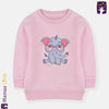 ML Elephant says I am Unicorn Pink Sweatshirt 9878