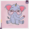 ML Elephant says I am Unicorn Pink Sweatshirt 9878