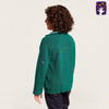 ANK Green Half Zip Long Neck Knitted Sweater 10057