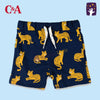 Baby C Leopard Light Terry Shorts 10178