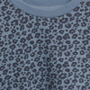 MN Leopard Blue Organic Sweatshirt 5872