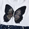 VKT Butterfly Beads Pattern Star Tulle Frock 10314