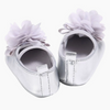 Valen Silver Flower Pumps Shoes 3855