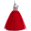 Red Long Fancy Function Gown Dress 9347
