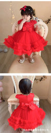 Tulle Fall Red Fairy Frock 11811