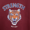 MN Tiger Face Strength Maroon Sweatshirt 5078