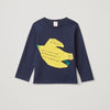 COS Yellow Bird Blue Full Sleeves Shirt 9389