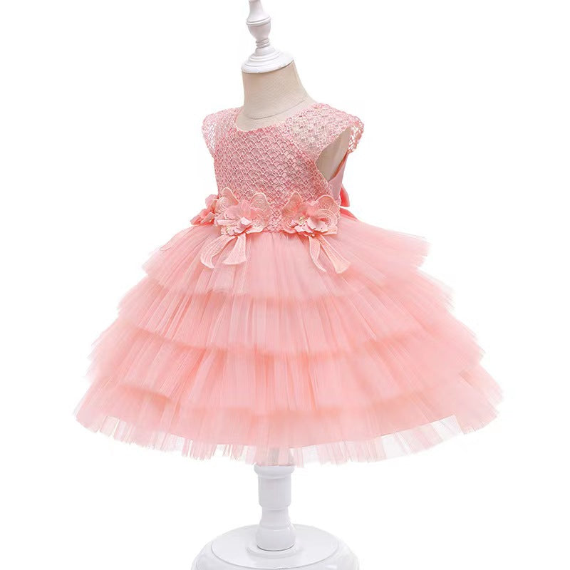 Princess Flower Step TUTU Fancy Frock 11815 – MamasLittle