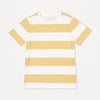 ANK Front Pocket Mustard and White Stripes Shirt 7092