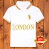 ML London Embroided White Pony Polo 12023