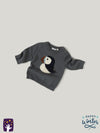 NME it Penguin Grey Sweater 11394