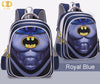 3D Batman Teal Blue High Quality School Bag 4832