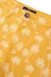 Thread B Palm Camel Cotton Shorts 8340