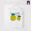 PZT Pineapple of my Eyes White Shirt 10253