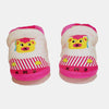 Bear Fluffy Pink Rubber Sole Warm Winter Shoes 4474