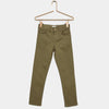 KIB Green Cotton Pant with Free Canvas Belt 10645