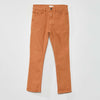 KIB Slim Fit 5 Pocket Brown Jeans 12118