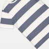 ANK Front Pocket Blue and White Stripes Shirt 7087