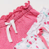 HM Doted Pink Ruffled trim Jersey Shorts 6478