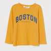 HM Boston Yellow Full Sleeves Shirt 9449