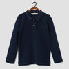 MNG Long Sleeves Navy Blue Polo 1214